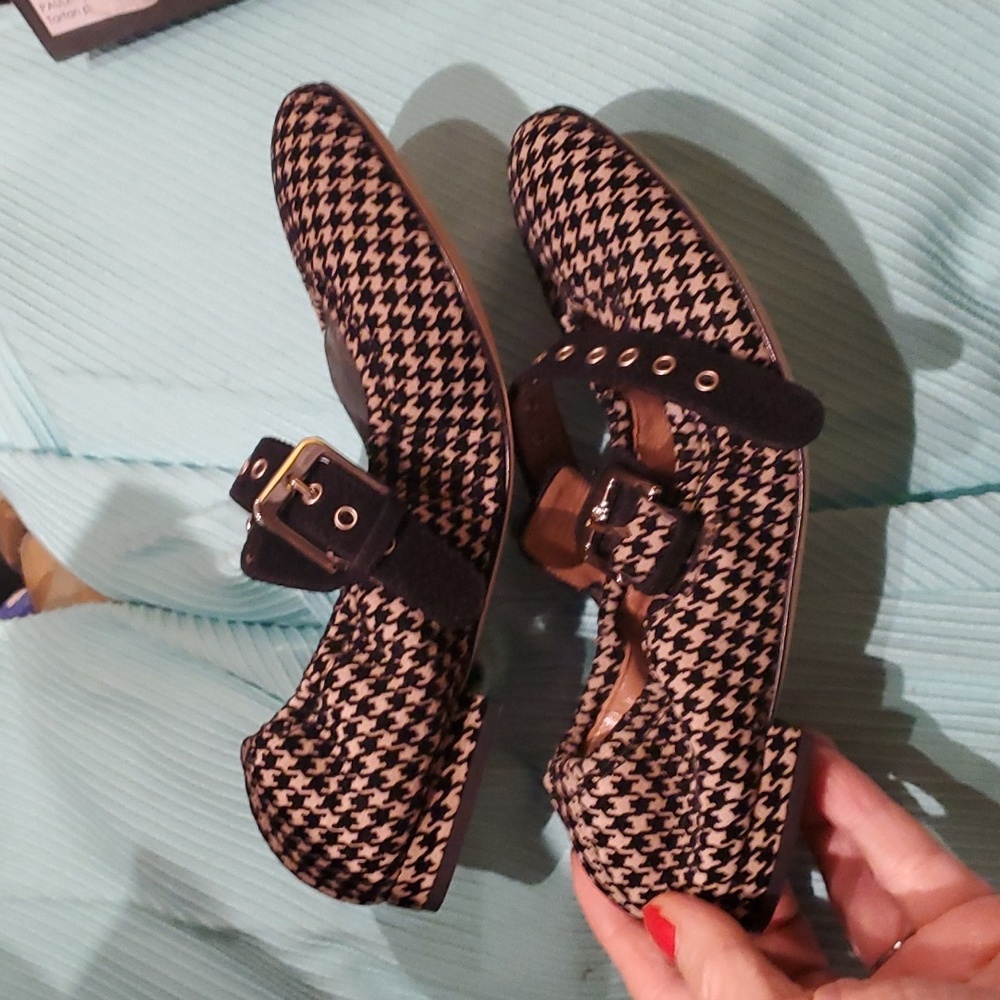 Sz 35 NIB $630 Laurence Dacade Paris tweedy flats